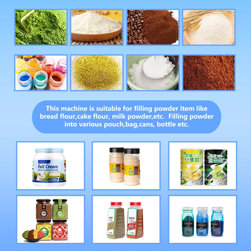 Multifunctional With Suction Pepper Kraft Bag Manual Spice Packaging Drink For Powder And Grains Filling Machine