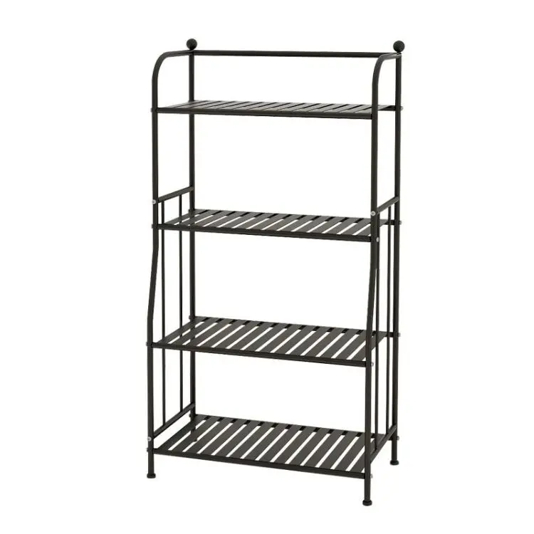 4 Tier Bookshelf,Industrial Tall Book Shelf Storage Organizer Rack,Metal Wood Accent Modern Display Shelves Elegant