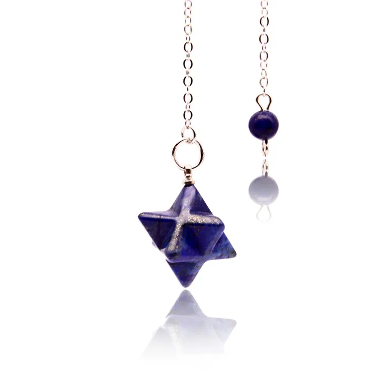 2020 New Arrivals Crystal Merkaba Pendulum Charm Pendent Necklaces