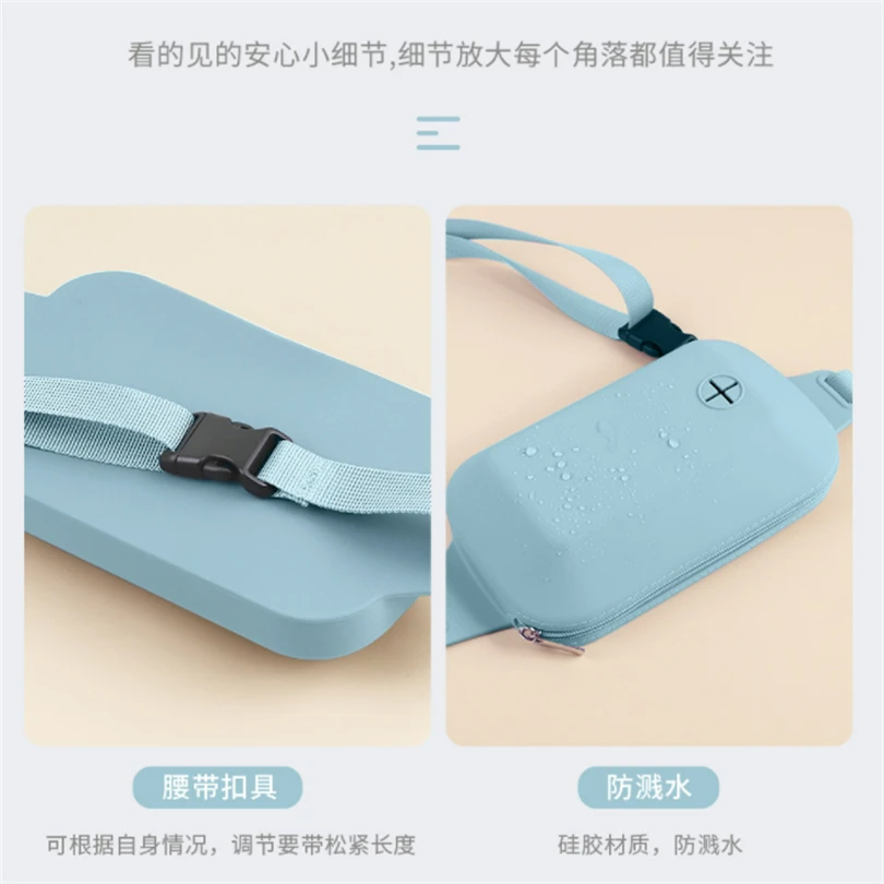 Dog Waist Pack Puppy Training Walking Easy Access to Treats Clean Silicone Dog Poop Bag Holder Dog Treat Pouch