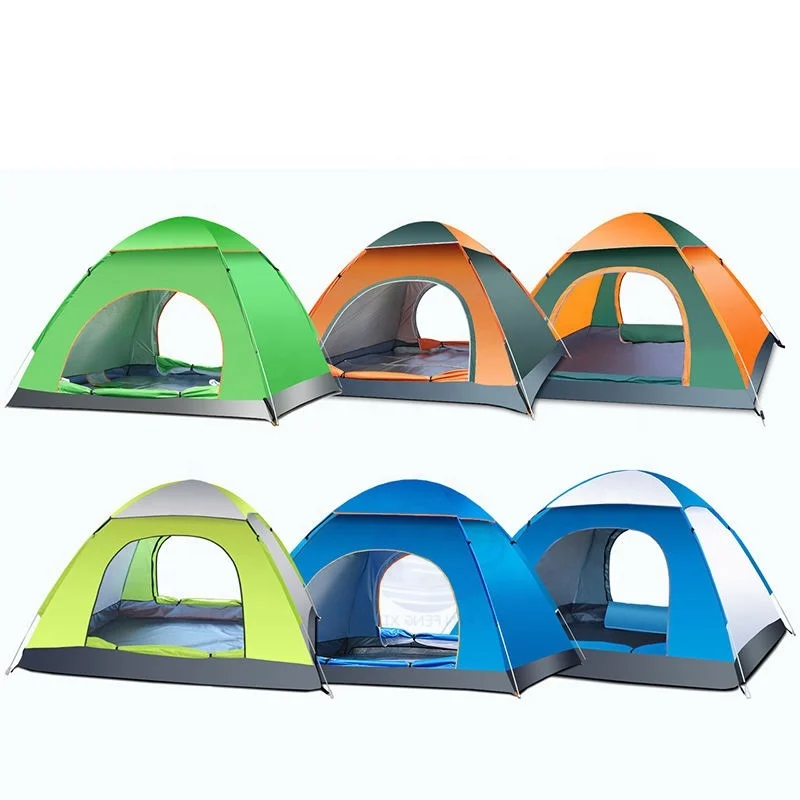 Wholesale extra large instant tent 3-4 person waterproof camping tents luxury outdoor picnic tents