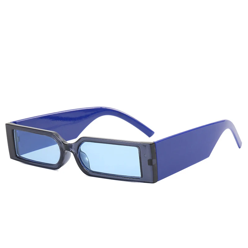 Dropshipping Punk Rectangle Vintage Sunglasses 2022 Women Men Retro Sun Glasses Steampunk Shades Eyewear