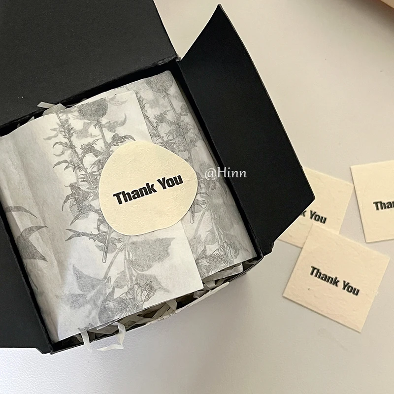 Custom sandwich box cake bread food takeout paper bag label 2' x 4' glossy seal roll packaging safety tamper proof sticker