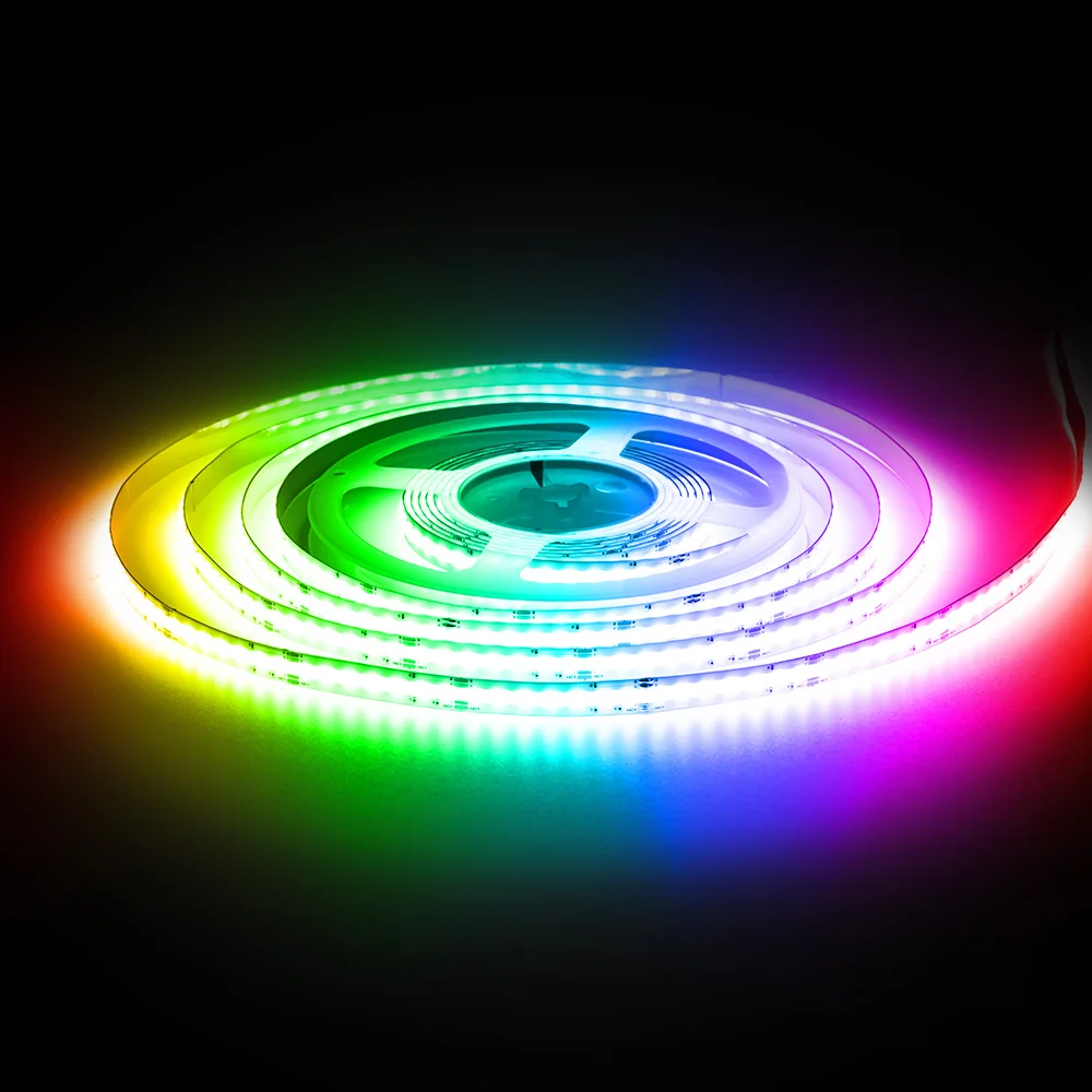 Разноцветные 5 м 10 tuya Wi-Fi светодиодные полосы света smart led гибкий zigbee life Мечта Цвет cob