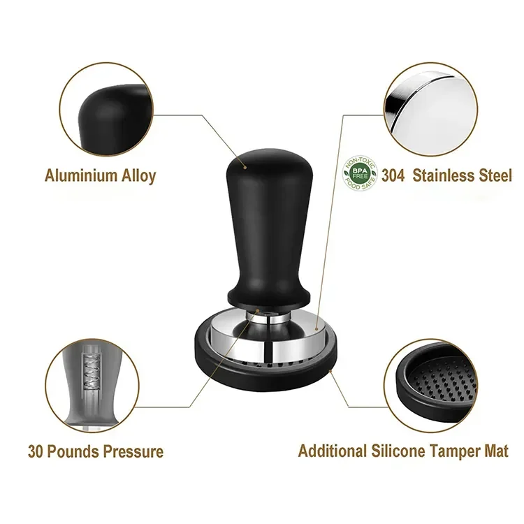 Manual coffee hammer have Multiple dimensions options automatic tamper coffee coffee tamper machine