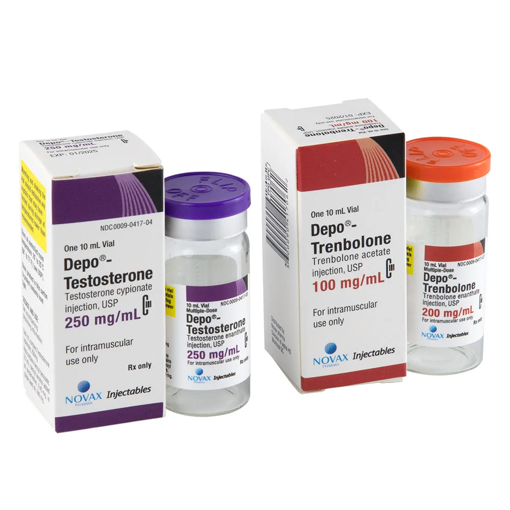 Custom Medicine Package Set 10ml Vials Labels and Boxes