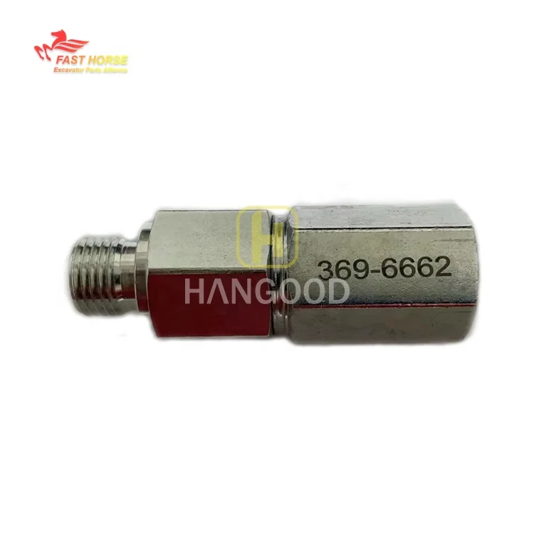 Hangood 3696662 369-6662 E320D E330D Excavator Fuel Pressure Regulator Valve For Cat C7 C9 Engine Fuel Check Valve