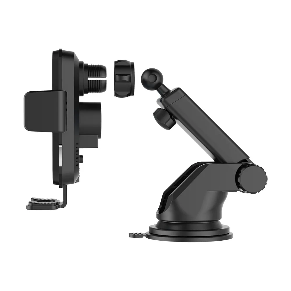 2020 новый дизайн автомобильный зажим держатель 10 Вт Беспроводное зарядное устройство для телефона с сертификатом Qi