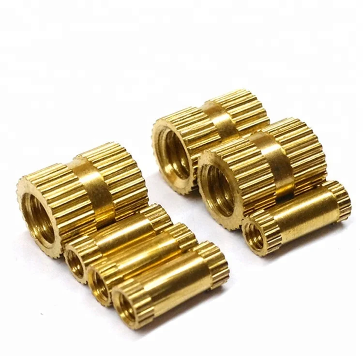 Wholesale Brass Rivet Nut Internal Thread Knurled Screws Polished Passivated Zinc Plating Stainless Steel Aluminium Copper