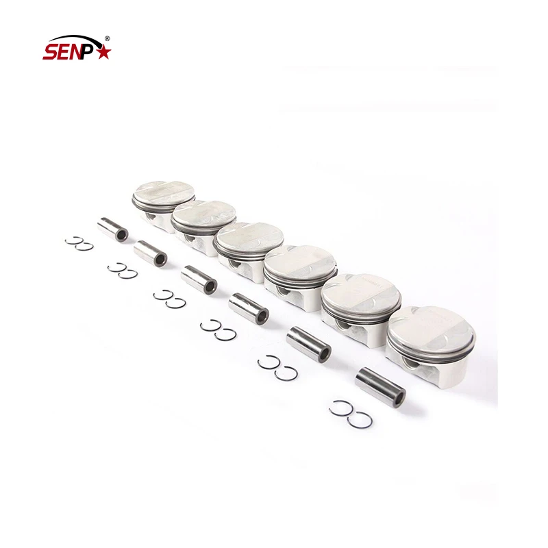 SENP Engine System Piston & Ring Assembly Kit Fit For BMW 325i 525i X3 Z4 N52 2.5L OEM 11257561850 112 575 618 50