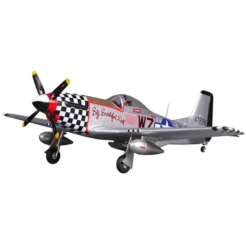 FMS RC Airplane 800mm P51 P-15D Mustang V2 PNP Mini BBD 4CH 2S EPO Warbird Hobby Model Plane Aircraft Avion Cheap