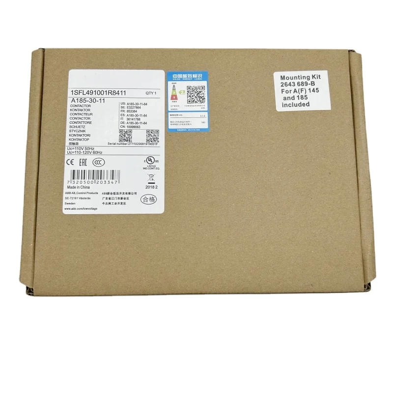 Genuine original AC contactor with one-year warranty A185-30-11
