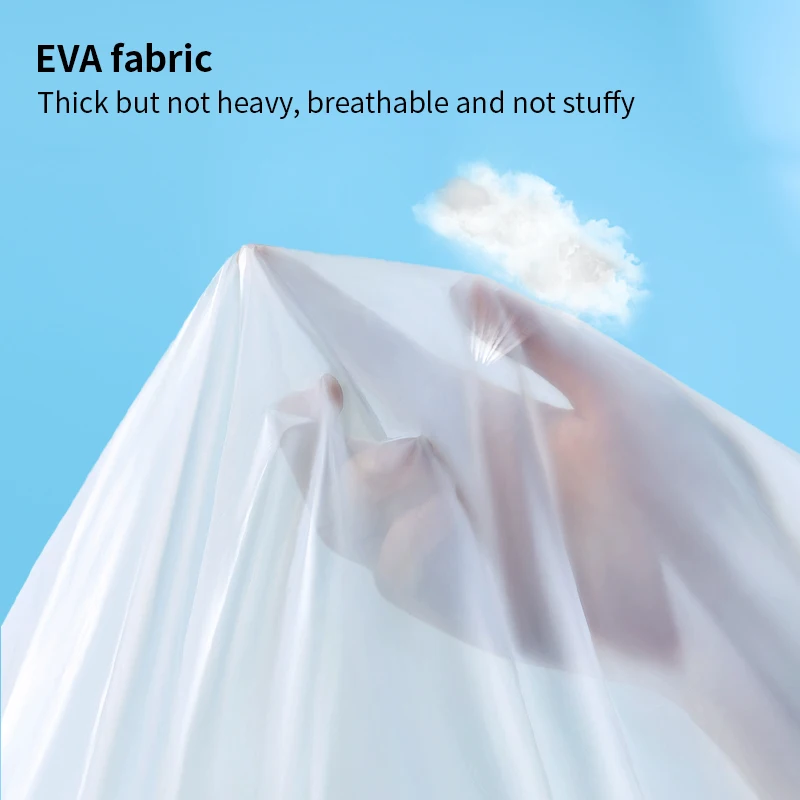 Custom logo Adult Square raincoat 100% waterproof reusable biodegradable eva rain poncho