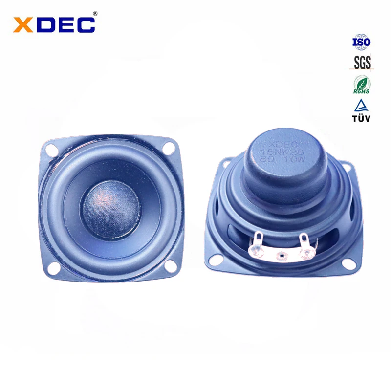 8ohm 10w speaker square 57mm full-range speaker
