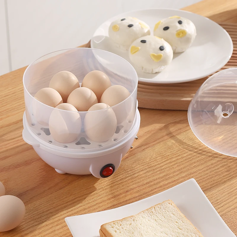 Household Breakfast Smart Automatic Egg Boiler 1-12 eggs 2 Layers Electric Boiling Steamer Egg Poacher