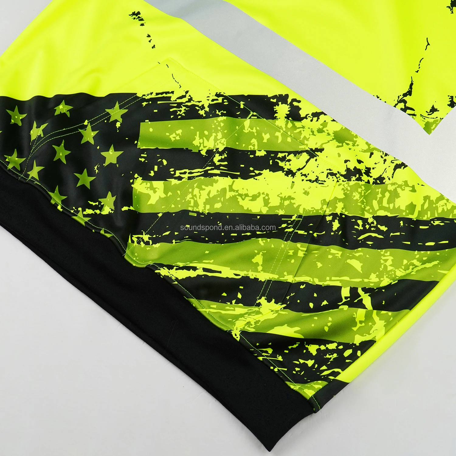 Мужская Спецодежда с логотипом Hi Vis защитная одежда толстовка капюшоном светоотражающая высокой