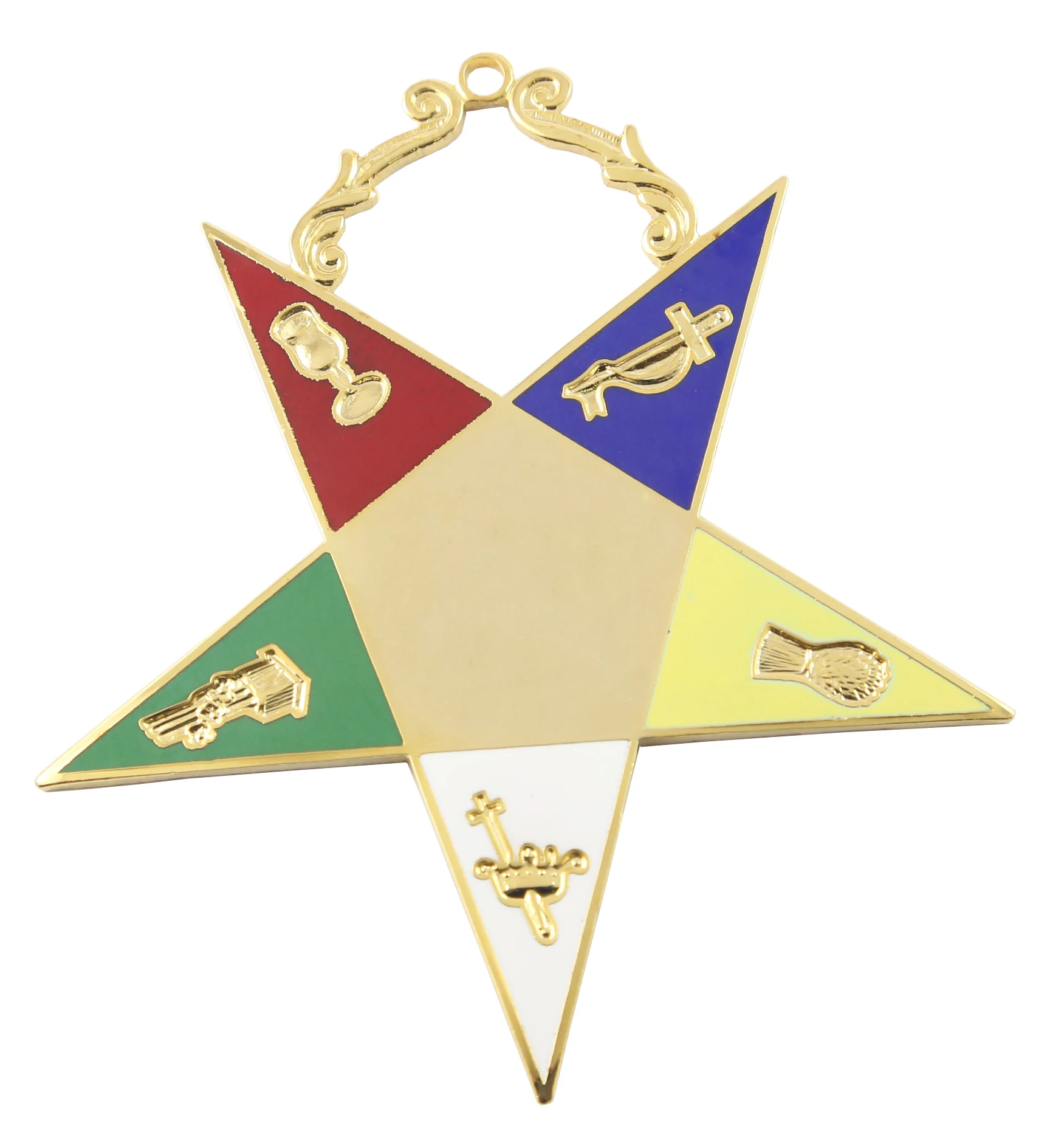 Factory direct metal enamel star badge custom lapel pin badge