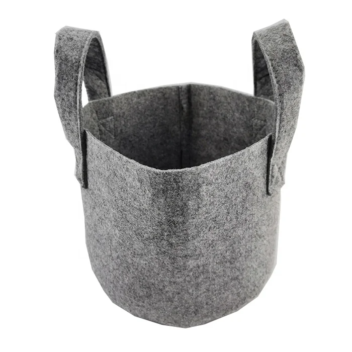 Grow Bag Pot Wholesale Nonwoven Fabric Felt Pot Garden Fabric Planter Grow Bag potato grow bags 10 gallon with flap