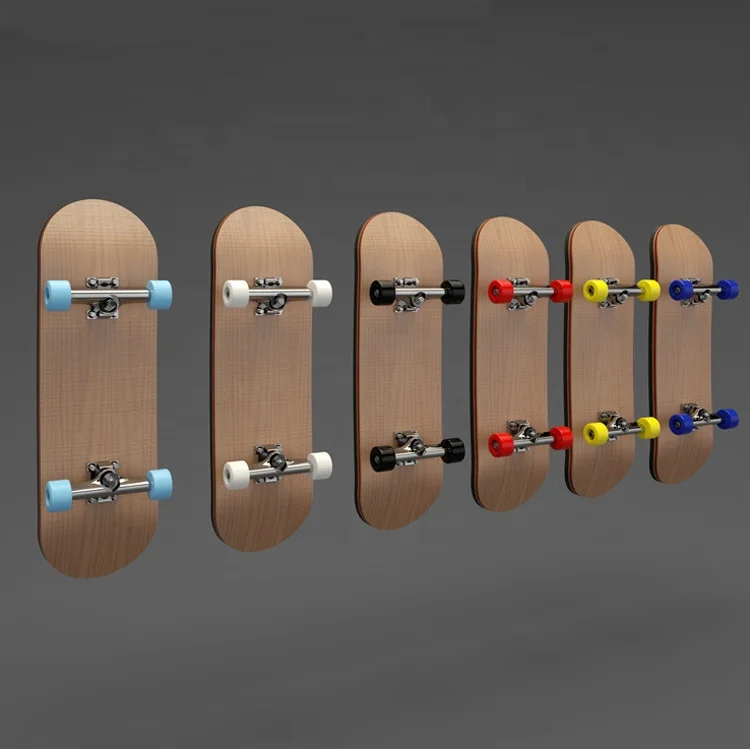 OEM Customized Professional Fingerboard Finger Skate Board Custom 5Ply Maple Wood Mini Finger Skateboard Heat Transfer Printing