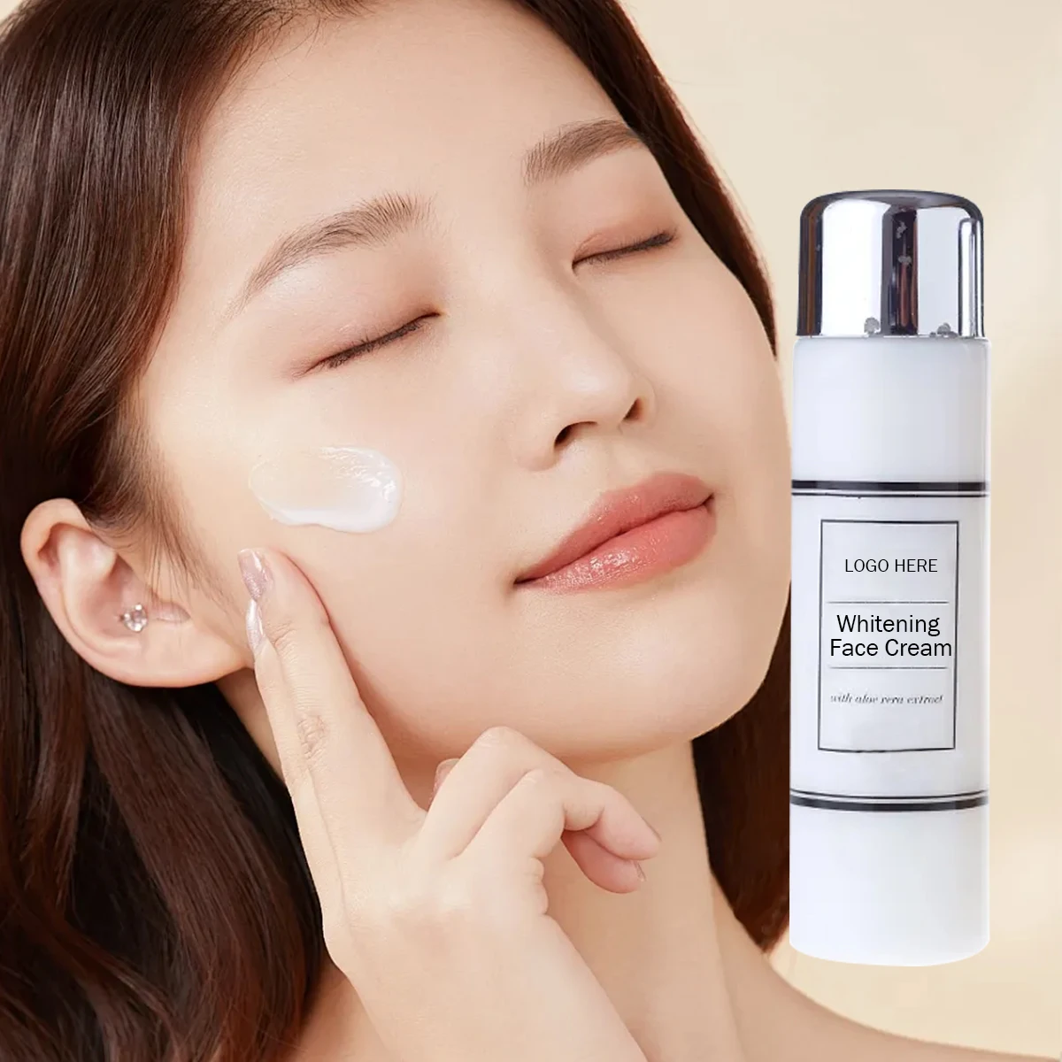 Желтая банка крем для лица с коллагеном куркума алоэ вера Ниацинамид центелла масло ши Витамин Е салициловая кислота Карнозин