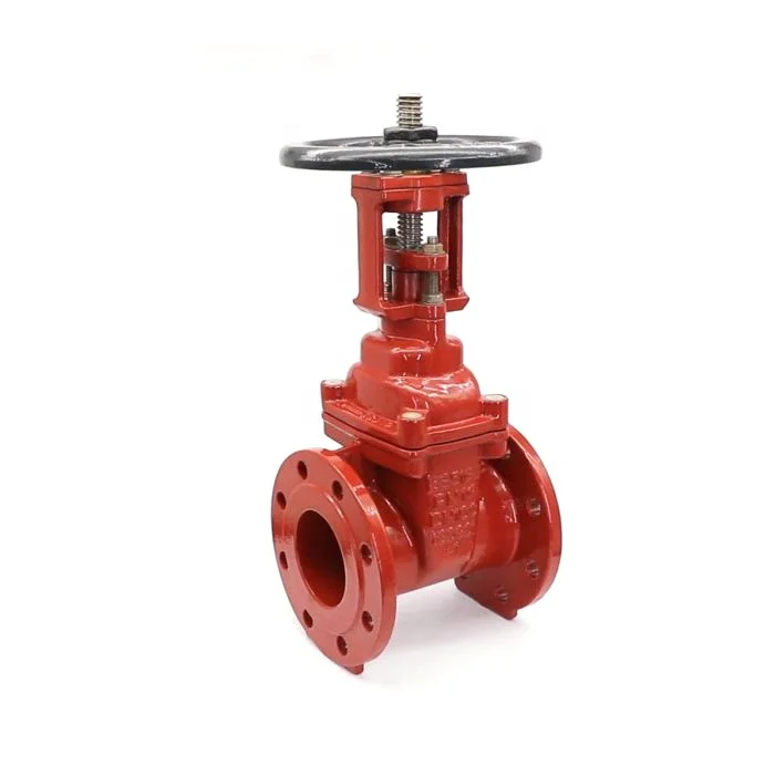Awwa Inside Screw Rising Long Stem Flanged Gate Valve