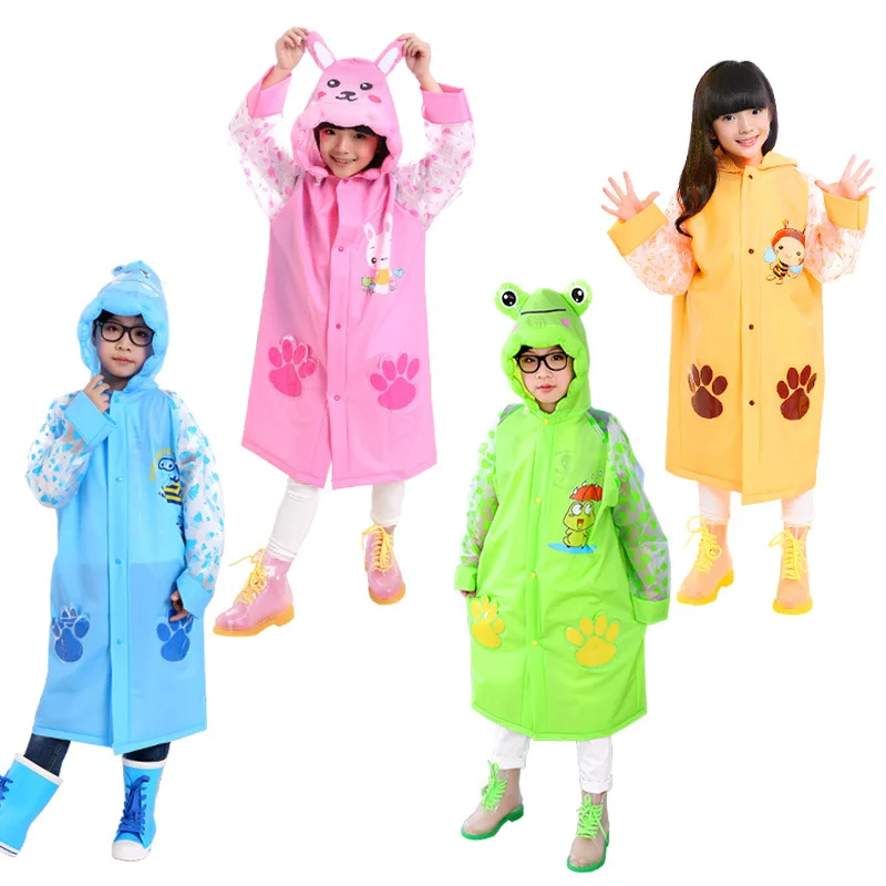 2023 hot sale baby poncho polyester shark children rain coat outdoor waterproof raincoat boys girls rainwear