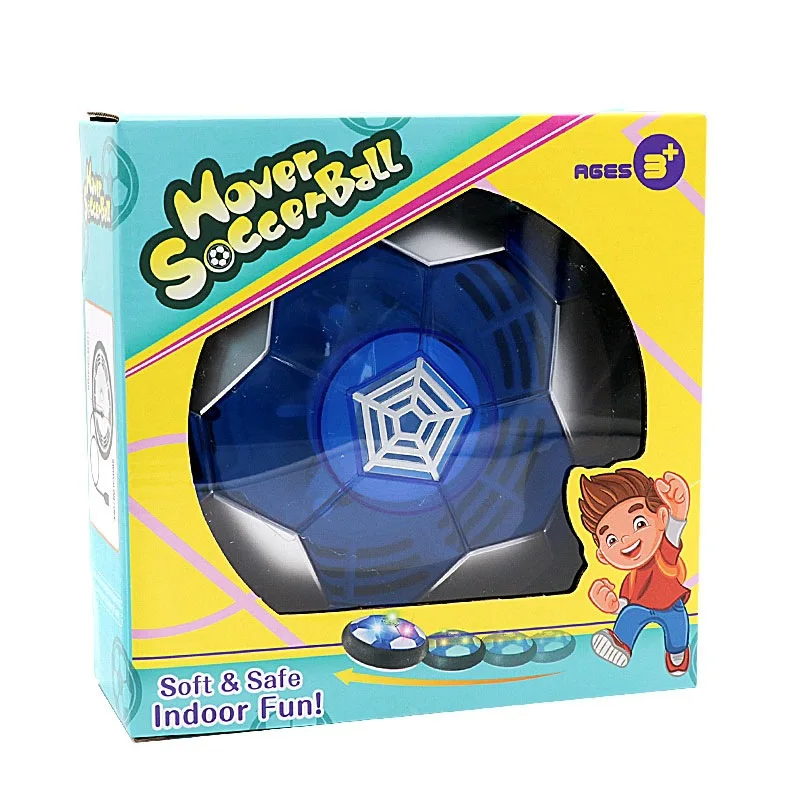 Best Novelty Kids Toys Indoor Sport Plastic Flashing Led Light Up Soccer Ball Floating Hover Air Football Soccer Game