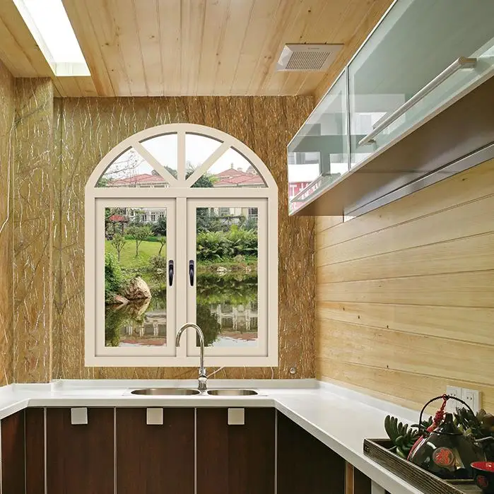 Modern design aluminum half moon windows with excellent heat insulation high aluminum profile window