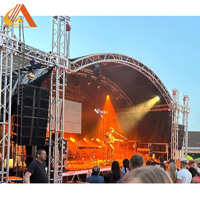 Outdoor Aluminum Event Mobile stage color concert podium assemble stage portable stage