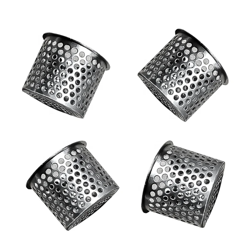 LIANDA Metal 304 316 oil filter mesh cylinder stainless steel wire mesh cylinder perforated filter tube