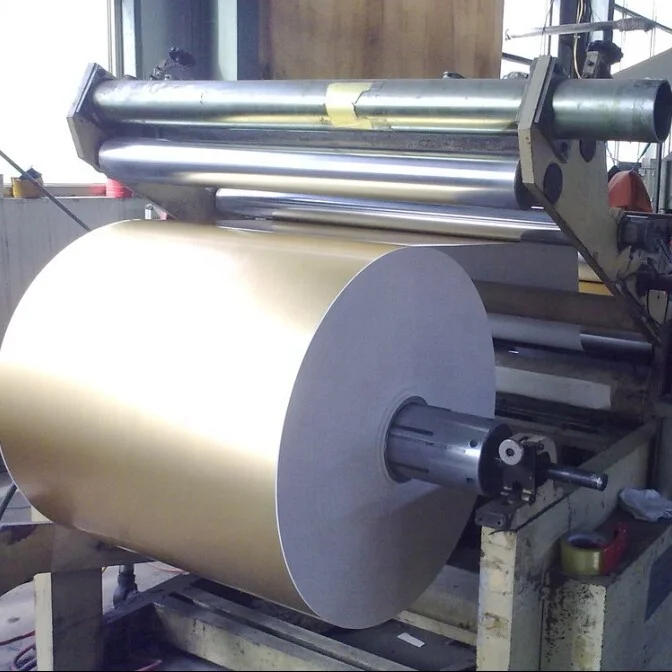 Silver aluminum foil paper for cigarette package.