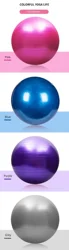 58 cm PVC Indoor physio exercise Pilates fitness ball half balance Wave speed yoga ball