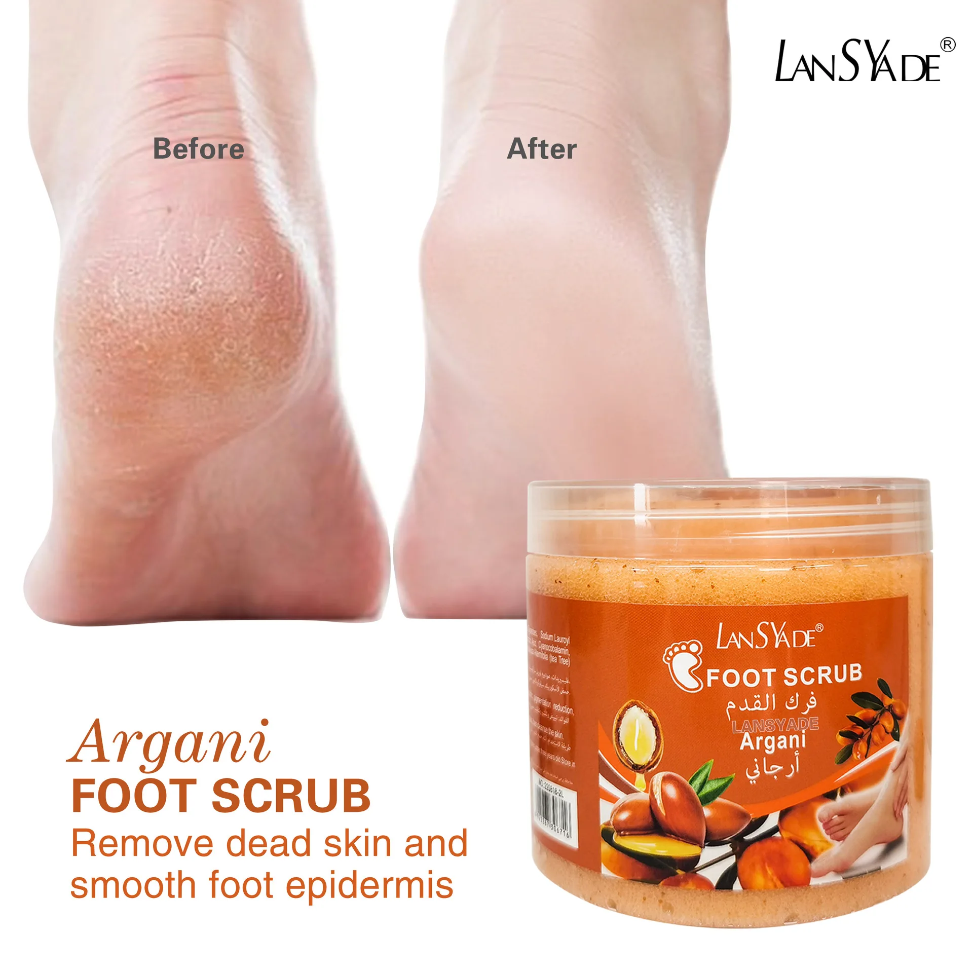 Best Foot Scrub Exfoliator Callus Remover Sugar And Bath Salt Brightening Deep Cleansing Hydrating Fruits Body Scrub