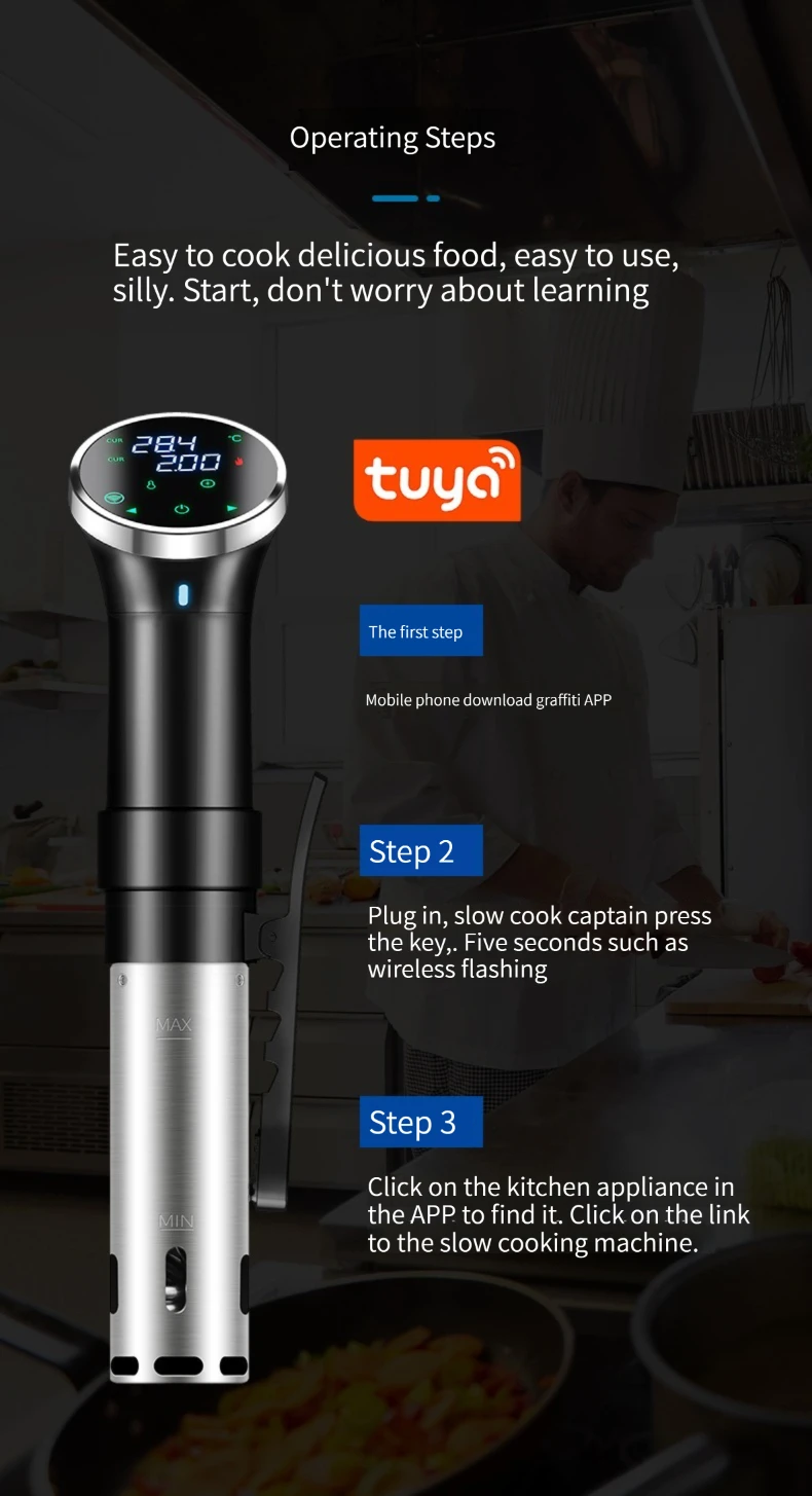Высокое качество автоматический Sous Vide машина ручка погружной циркуляционный