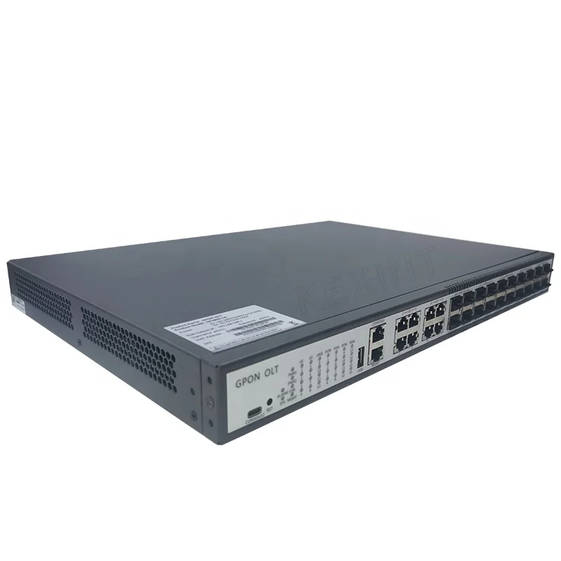 KEXINT FTTH 10 гигабитный Ethernet 16 портов 1 U GPON OLT совместим с различными типами
