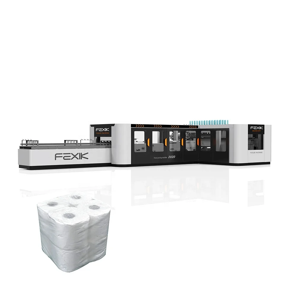 High Speed Toilet Roll and Kitchen Towel Plastic Film & Paper Film Wrapping Machine Paper Packaging and Sealing Machine Price