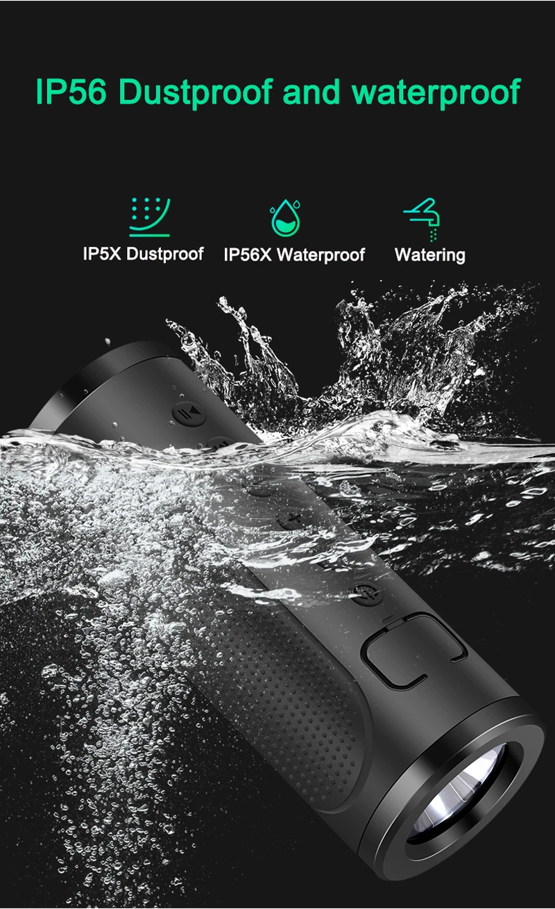 New Arrival Online Cycling Bicycle Wireless Compatible Speaker Waterproof Wireless Colorful Speaker Smart Boombox with Mount