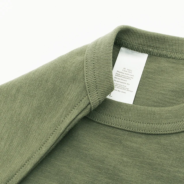 OEM custom print blank slub cotton t shirt