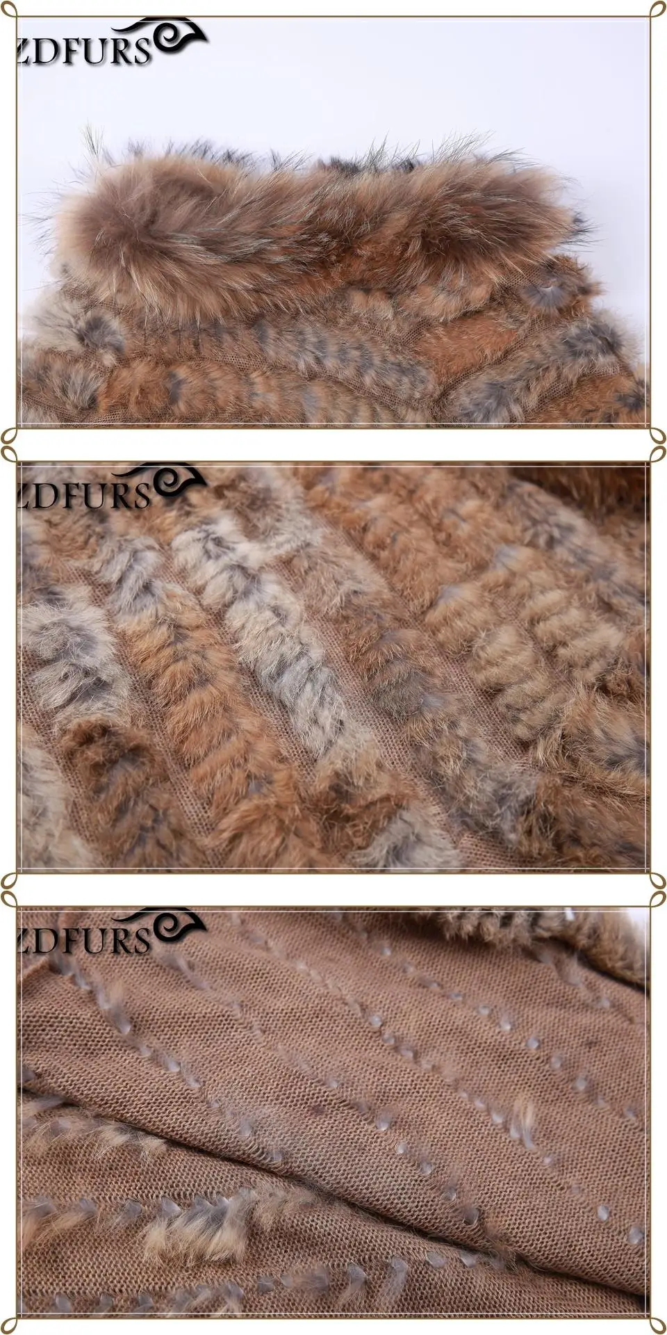 rabbit fur shawl