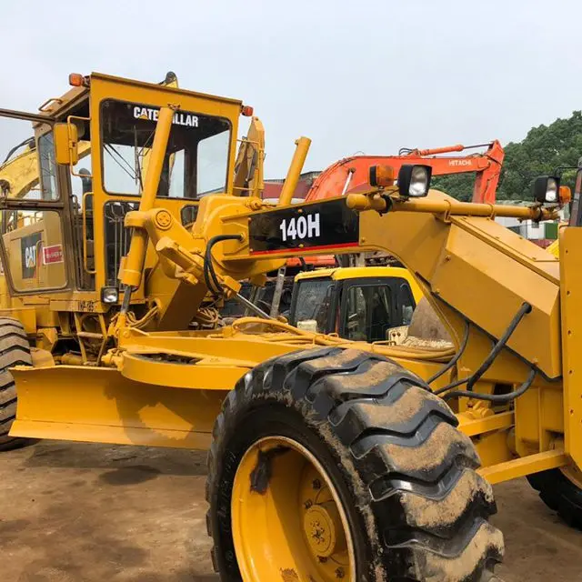 Оригинальный б/у автогрейдер CAT 140H 140G 140K 140 для продажи по низкой