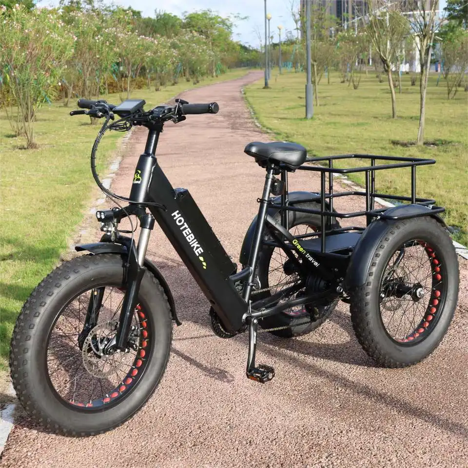 Hot selling 3 wheel electric bike ET250 electric tricycle with passenger seat 20 inch electric tricycle bike with solar panels