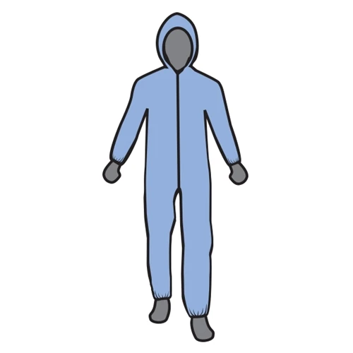 Junlong  factory of fire retardant of NPFA701  type 5/6 approved  disposable coverall