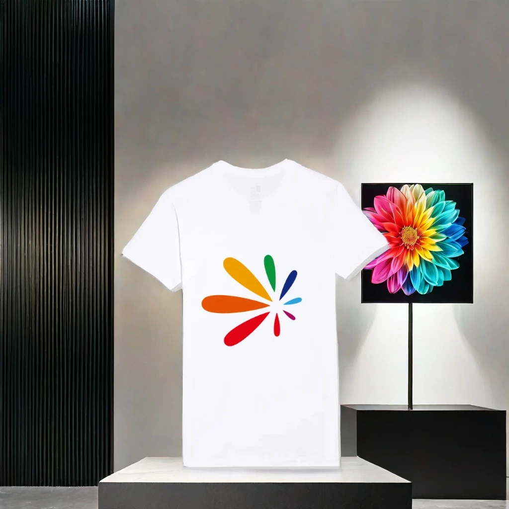 Dropshipping  Factory Customized  Logo Summer 100% Cotton Unique Refreshing White T-shirt For Boy Couple Suit Unisex