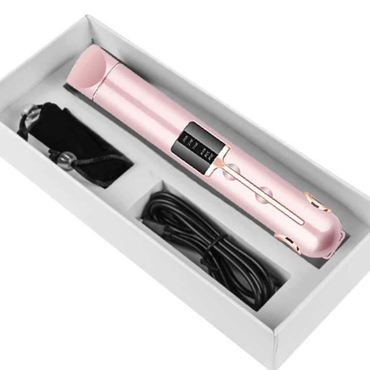 Crimping Pink Usb Wireless Mini Iron Flat Irons 1/4 Hair Straightener And Crimper - 1.5 Inch Tourmaline With Bag