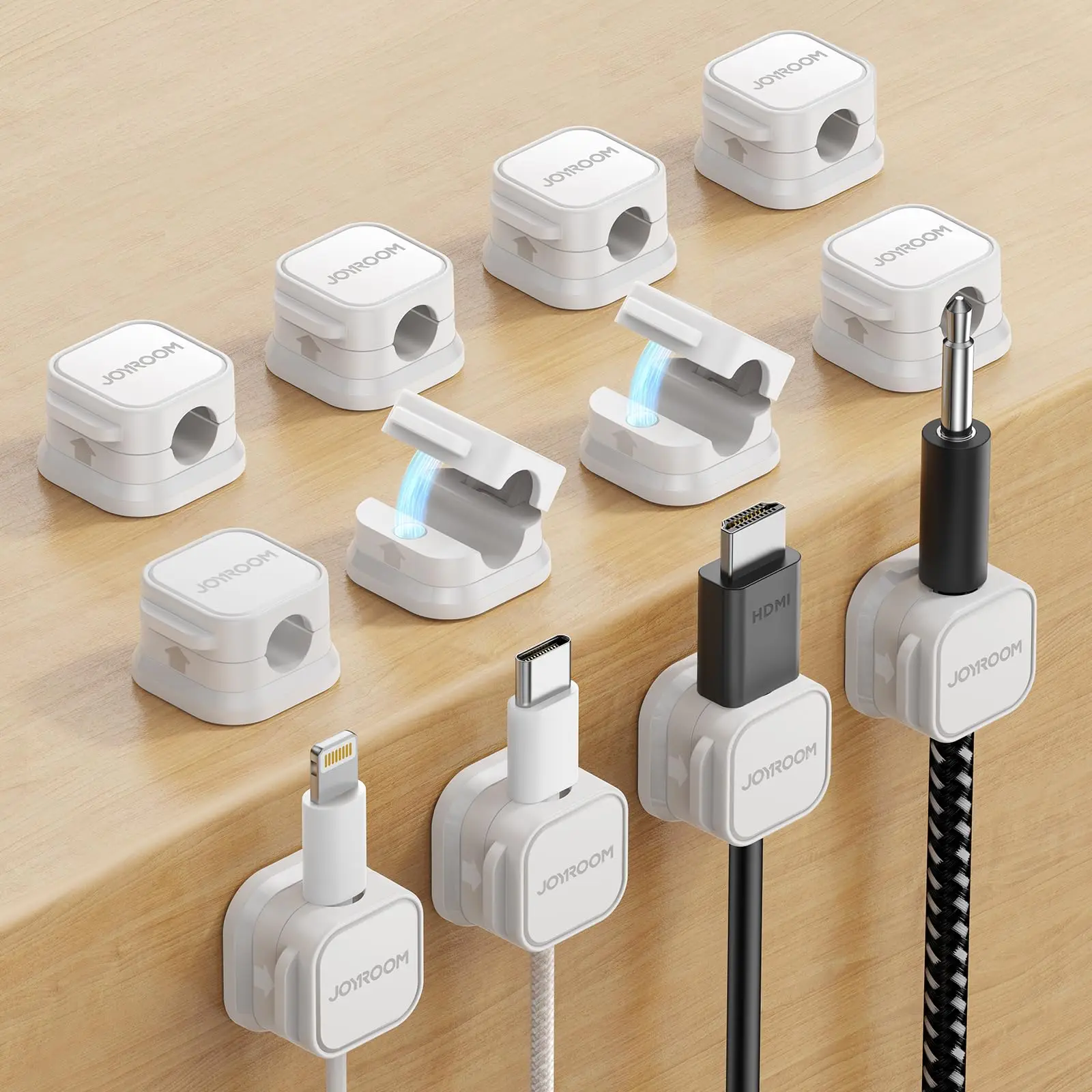 WONDERFUL Wholesale Magnetic Cable Clips Organizer Mobile Phone USB Data Cable Magnetic Storage Cable Bracket