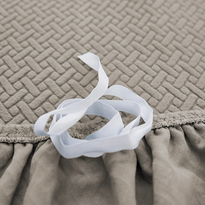 Solid Color Elastic Slipcovers Couch Cover Stretch Sofa Towel Corner Sofa Covers 3 Seats  For Fully Wrapped Chaselong Cover