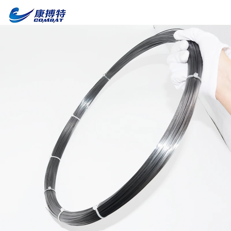 Dia0.76mm Pure tungsten wolfram black wire  in coil