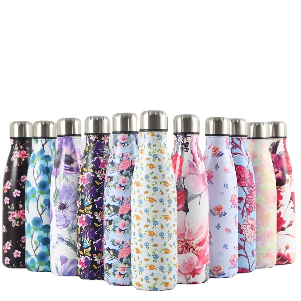 
Cola Shape Bottle Double Wall Stainless Steel Hot Thermos Flask Sport Water Bottle 