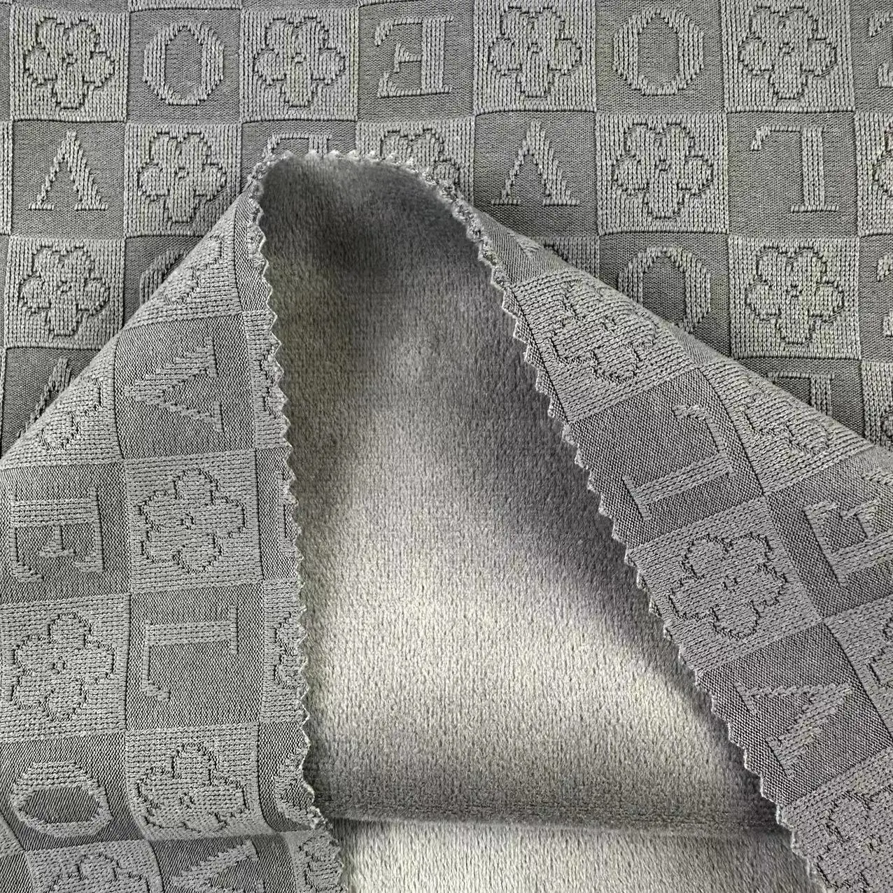 best price cool silk cotton bonding with oli velvet  95% polyester 5% spandex for garments