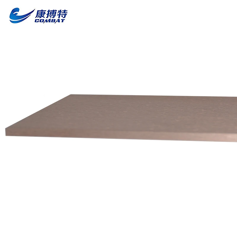 1mm Thickness Per Kg Top Grade Polished Tungsten  Copper alloy  Plate/sheet